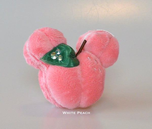 1 Fruit Dessert Plush Keychain Accessory Ornament, Macaron and Tart Plush Keychain