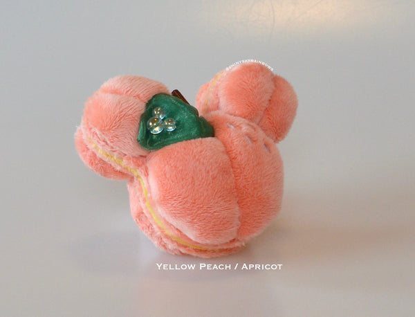 1 Fruit Dessert Plush Keychain Accessory Ornament, Macaron and Tart Plush Keychain