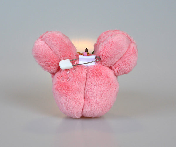 Peach Macaron Plush accessory