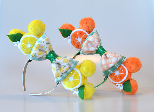 Orange Citrus Macaron Ears