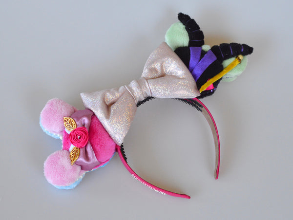 Sleeping Princess and The Dark Fairy Pearl Macaron Ears