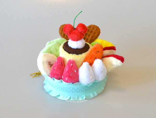 Coming soon, May 3rd at 6pm PST/ Pre-order (ship in 2-4weeks)  Pudding à la mode Dessert Plush (15 pieces)