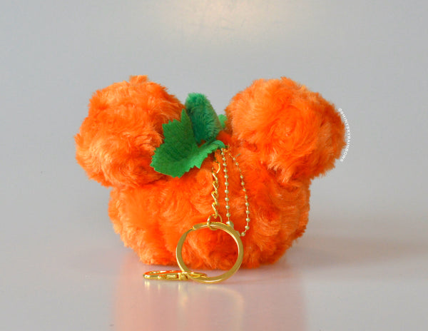 1 Halloween Accessory Keychain, Fluffy Pumpkin Plush, Halloween Candy Cor Tree Plush and Candy Corn Lollipop Keychain Accessory