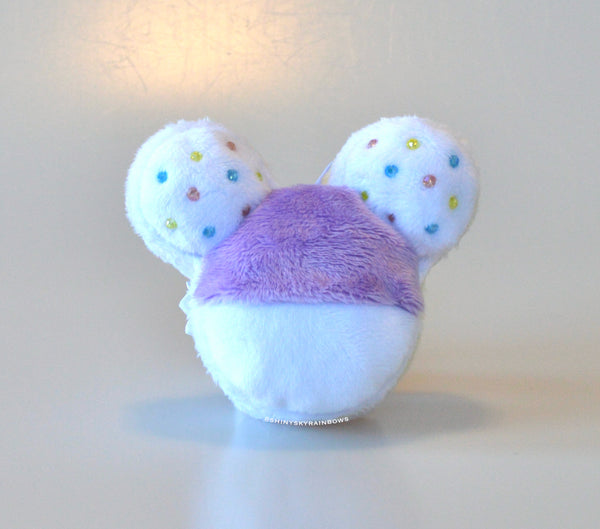 Mouse shaped Macaron Plush Keychain Accessory