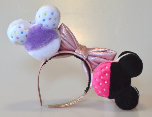 Coming soon, January 19th at 6 pm PST/Pre-order (ship in 1-3 weeks) 1 Mix and Match Mouse shaped Macaron Ears