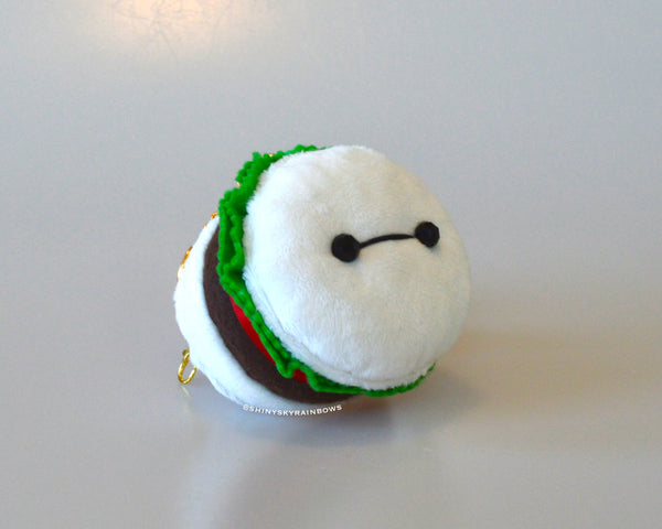 Coming soon, May 3rd at 6pm PST/ Pre- order (ship in 2-4weeks) San Fransokyo Robot Inspired White Bun Hamburger Plush accessory