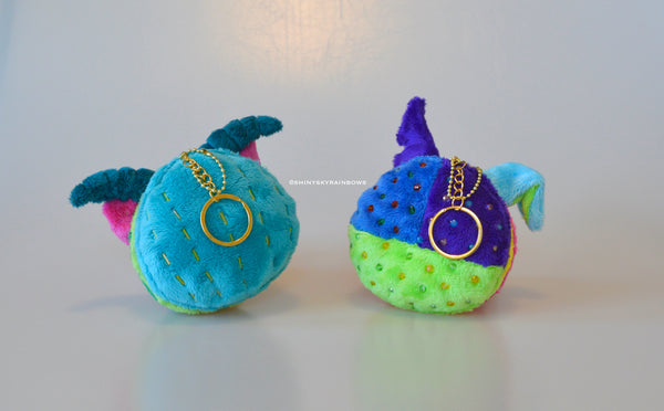Coming soon, August 3rd at 6pm PST/ (Pre-order ship in 1-3 weeks) Day of the dead inspired Plush Keychain Accessory