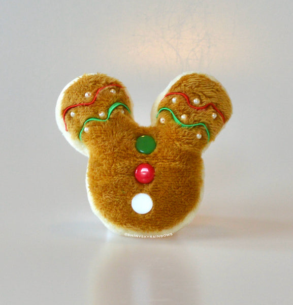 Coming soon, November 3rd at 6pm PST/ Pre-Order (ship in 2-4 weeks) 1 Holiday Sugar Cookie Plush Accessory Ornament Keychain, Christmas Sugar Cookie Plush