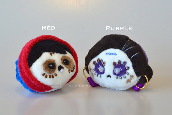 Coming soon, August 3rd at 6pm PST/ (Pre-order ship in 1-3 weeks) Mix and Match Day of the dead inspired Macaron Ears with Blue bow