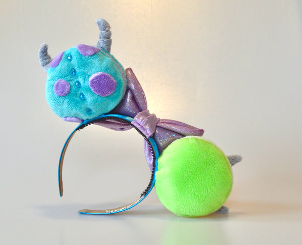 Coming soon, November 2nd at 6pm PST/ Pre-order (ship in 2-4 weeks) Blue and Green Monsters inspired ears