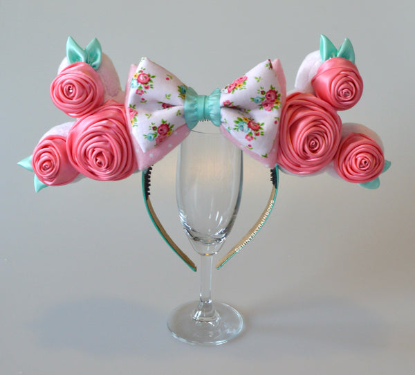 Coming soon, May 3rd at 6pm PST/ Pre-order (ship in 2-4 weeks) Rose Ears, Rose Frosting Cake Ears