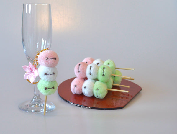 1 Cherry Blossom Spring Dumping Mochi Dango Plush accessory