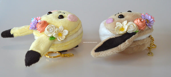 Coming soon, November 2nd at 6pm PST/ Pre-order (ship in 2-4 weeks) 1 Electric Yellow or Fluffy Brown Monster Inspired Plush accessory