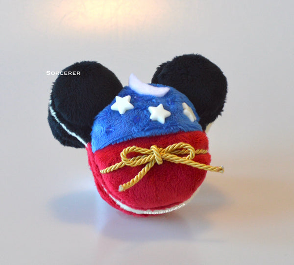 Mouse shaped Macaron Plush Keychain Accessory