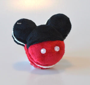 Mouse shaped Macaron Plush Keychain Accessory