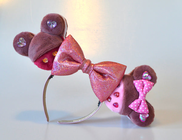 Valentine Chocolate Macaron Ears