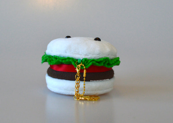 Coming soon, May 3rd at 6pm PST/ Pre- order (ship in 2-4weeks) San Fransokyo Robot Inspired White Bun Hamburger Plush accessory