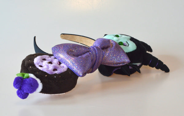 Coming soon, June 29th at 6pm PST/ (Pre-order ship in 1-3 weeks) Maleficent Inspired Macaron and Dark Chocolate Dessert Ears
