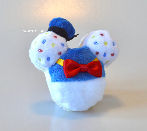 Mouse shaped Macaron Plush Keychain Accessory