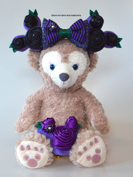 Coming soon, August 30th at 6pm PST/ Pre-order (ship in 2-4 weeks) Spooky Rose Ears, Spooky Rose Frosting Cake Ears