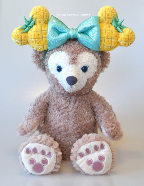 Coming soon, May 3rd at 6pm PST, Pre-orde (ship in 2-4 weeks) Aqua bow Pineapple Macaron Ears