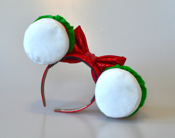 Coming soon, May 3rd at 6pm PST/ Pre-order (ship in 2-4 weeks) San Fransokyo Robot Inspired White Bun Hamburger Ears with bow