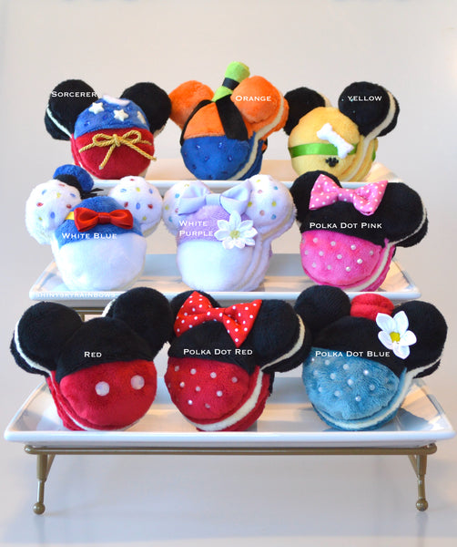 Coming soon, January 19th at 6 pm PST/Pre-order (ship in 1-3 weeks) 1 Mix and Match Mouse shaped Macaron Ears