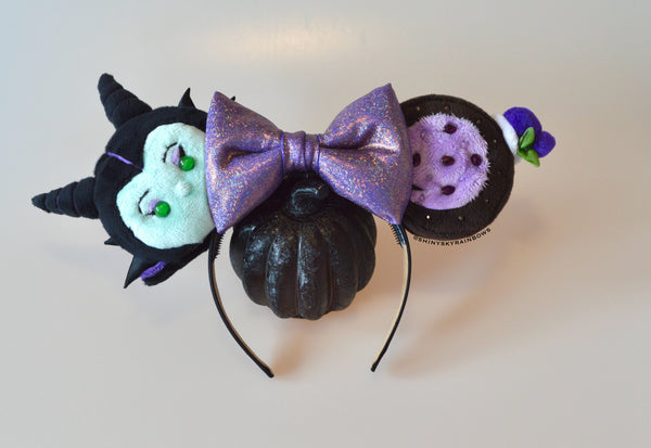 Coming soon, June 29th at 6pm PST/ (Pre-order ship in 1-3 weeks) Maleficent Inspired Macaron and Dark Chocolate Dessert Ears
