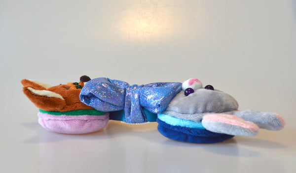 Coming soon, November 2nd at 6pm PST/ Pre-order (ship in 2-4weeks) Team Bunny and Fox inspired inspired Macaron Ears