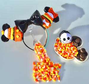 Halloween Candy corn Cupcake Ears