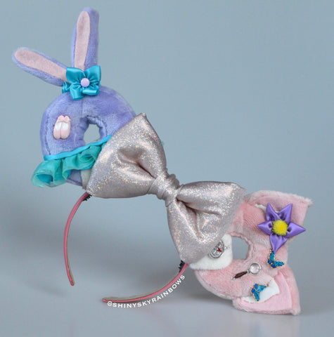 Dancer bunny and Pink Fox Donut Ears