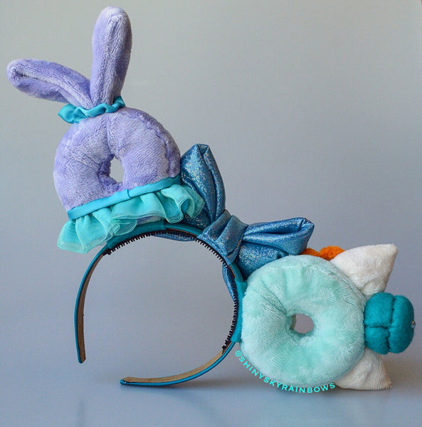 Artist Cat and Dancer Bunny Donut Ears